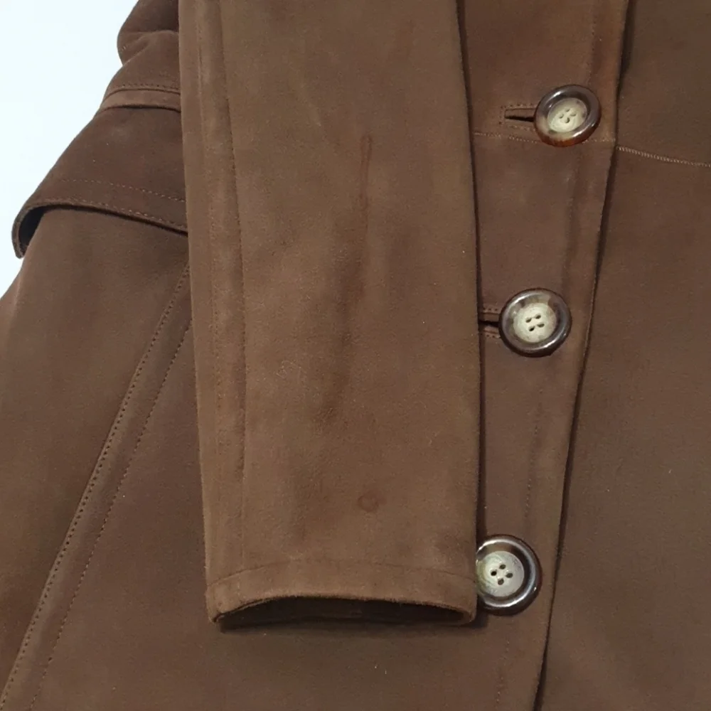 Michael Kors 100% Merino Shearling Trench Coat